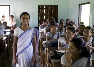 Rumi Hemron, Member of Adolescent Girls Clubs Against Child Marriage in Assam. Now it's not our time to get married, We'll not get to play.  We'll not get to go to school, says Rumi.