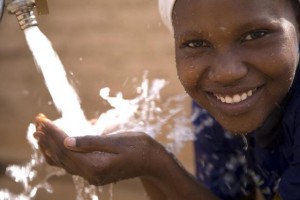 Marida Sittou, 14, drinks from a district water point in a southern suburb of Zinder, capital of Zinder Region.  In May 2013, Niger continues to host an estimated 50,000 Malian refugees  further constraining the countrys already limited resources. Both Niger and Mali are among nine countries in the Sahel region  also including Burkina Faso, Chad, the Gambia, Mauritania, Senegal, and the northern parts of Cameroon and Nigeria  facing a severe food and nutrition crisis. The emergency is the result of repeated drought-related food shortages. Though conditions have improved since the height of the crisis in early 2012, an estimated 3.1 million people in the Niger are affected by food insecurity, including over 376,700 children under age 5 suffering from severe acute malnutrition. In April, ongoing wet feeding activities benefitted 5,769 children aged 6 to 59 months in four refugee camps. UNICEF is also supporting programmes in education and child protection, including the provision of child-friendly spaces, in the camps. Initiatives to provide safe water and sanitation facilities to refugees are extending to some host communities, and responses to a recently declared cholera epidemic are also ongoing. To continue emergency responses throughout 2013, UNICEF requires nearly US$33.8 million, of which half remained unfunded by 22 May.